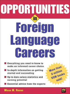 cover image of Opportunities in Foreign Language Careers